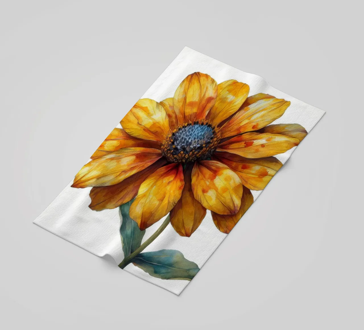 Fiore di Helenium 3 telo mare da Bold Blooms