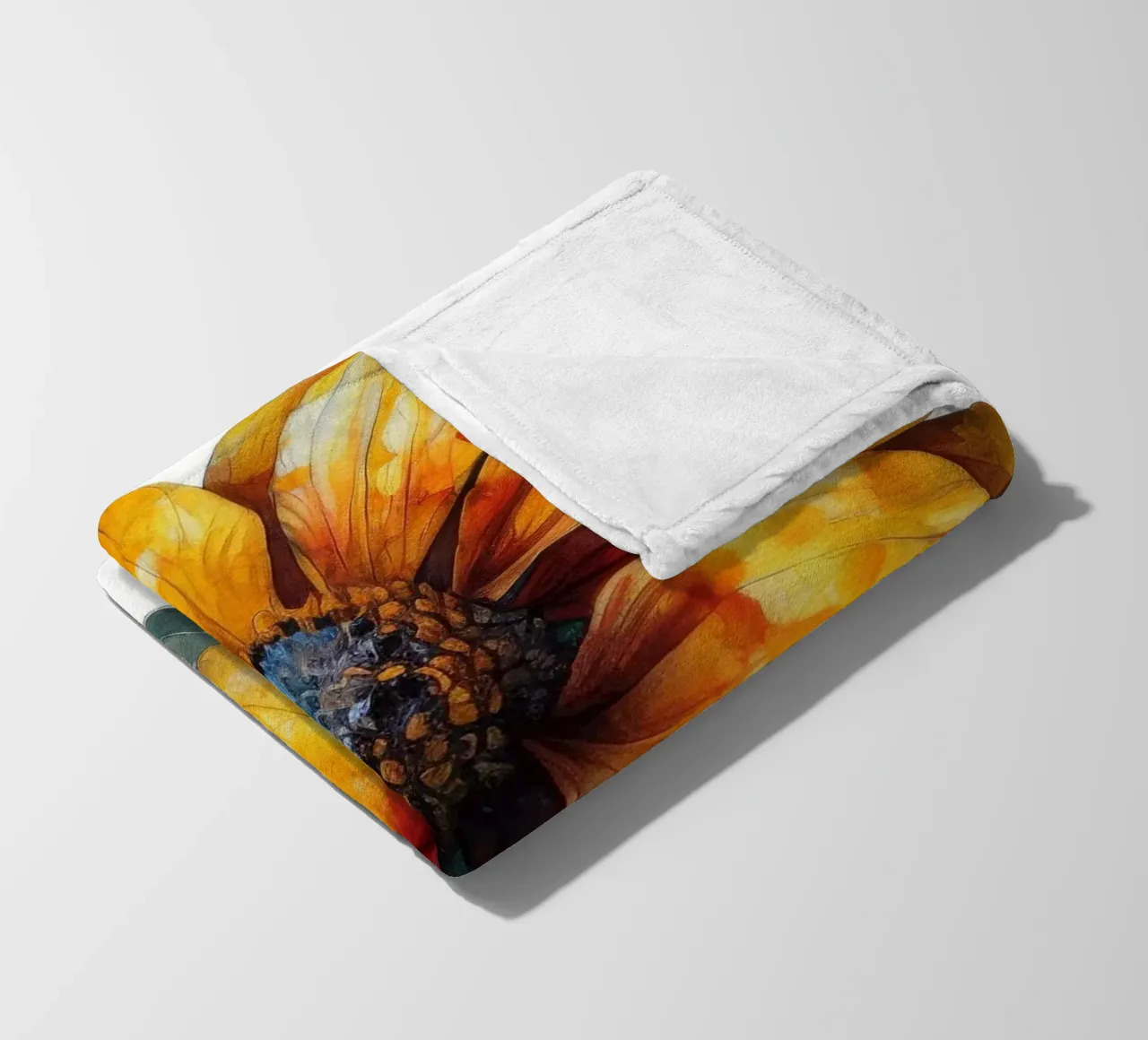 Fiore di Helenium 3 coperta in pile da Bold Blooms