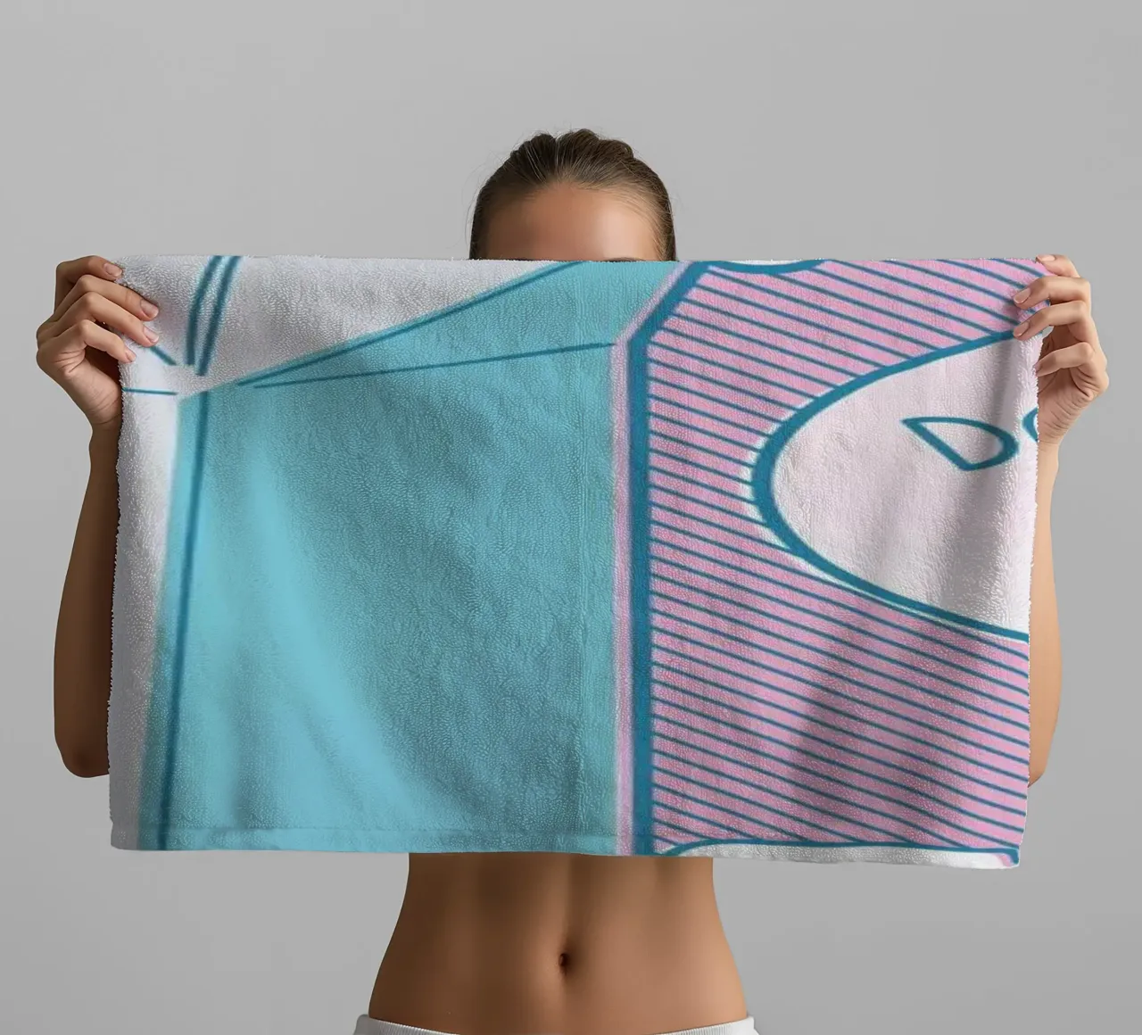 Spilled Milk towel by Anna Fietta