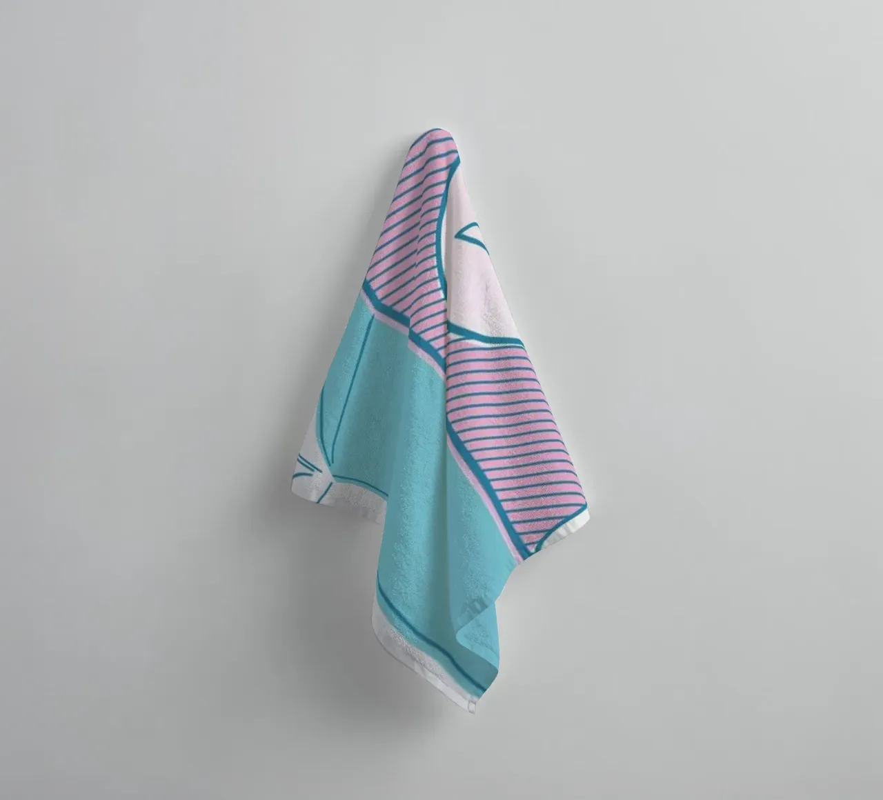 Spilled Milk towel by Anna Fietta