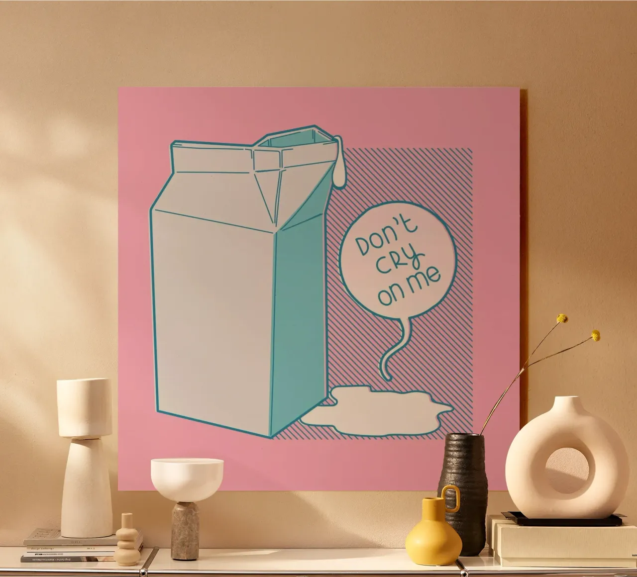 Spilled Milk plexiglass da Anna Fietta