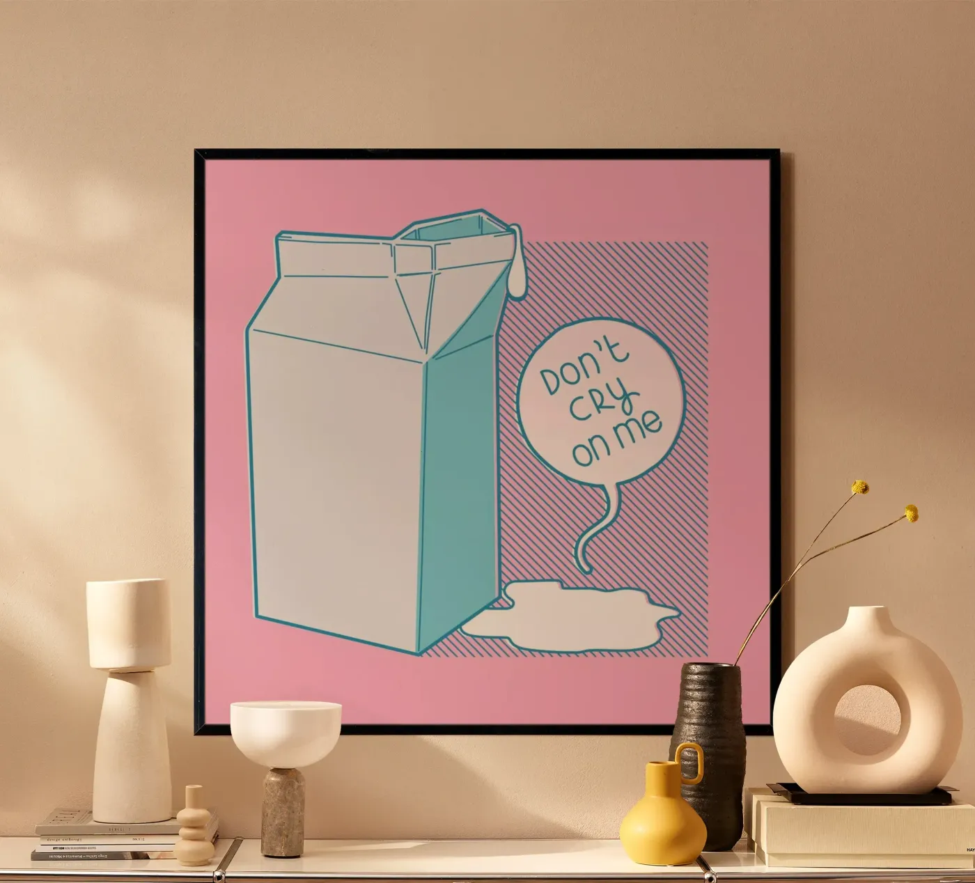 Spilled Milk poster da Anna Fietta