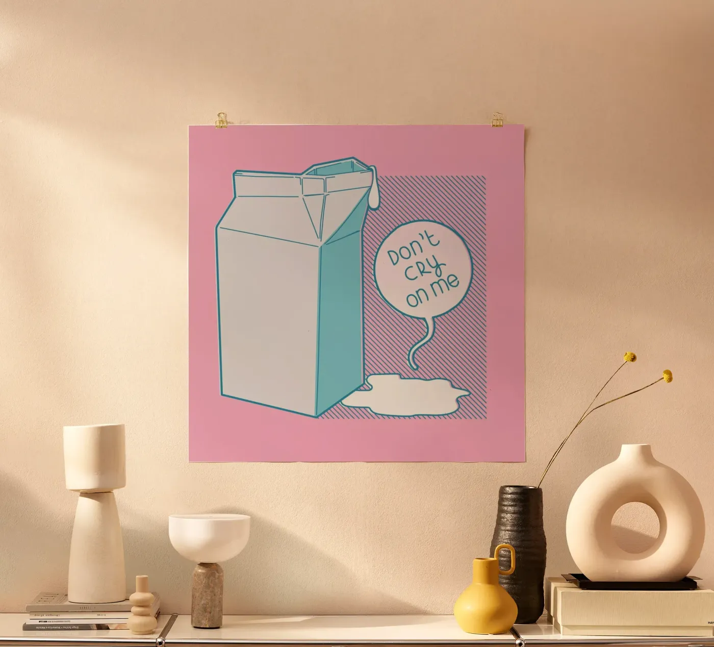 Spilled Milk poster da Anna Fietta