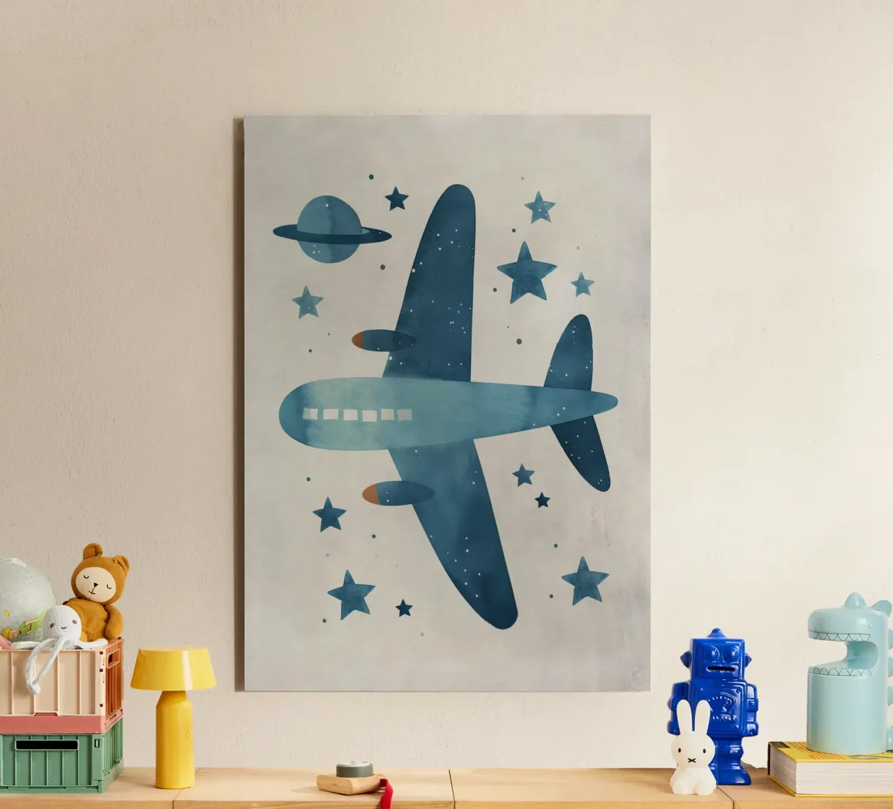 Boho Nursery 11 Plane alluminio dibond da Boho Print Collection