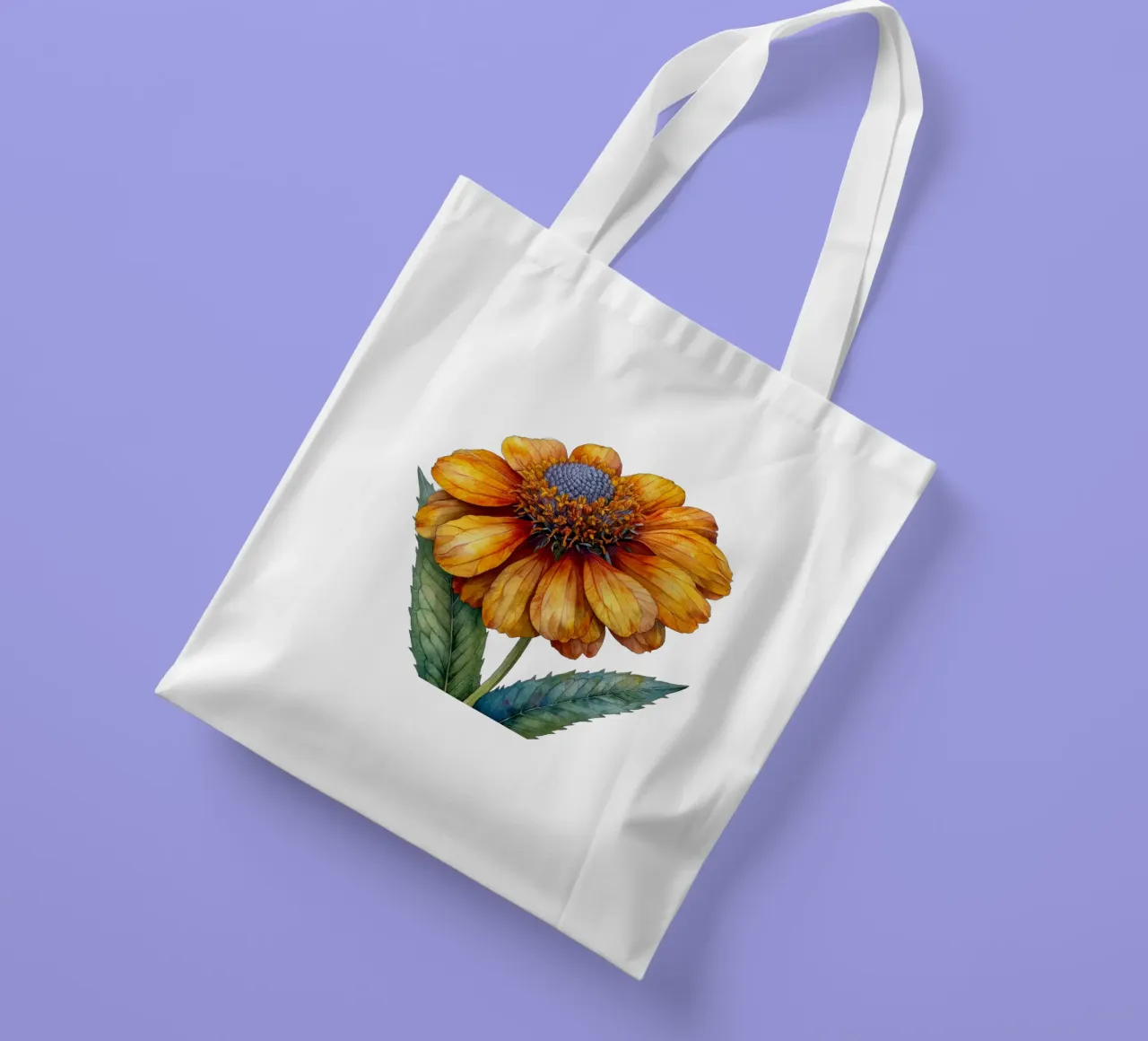 Fiore di Helenium 4 borsa in juta da Bold Blooms