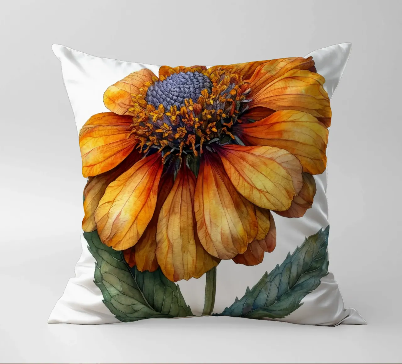 Fiore di Helenium 4 cuscino da Bold Blooms
