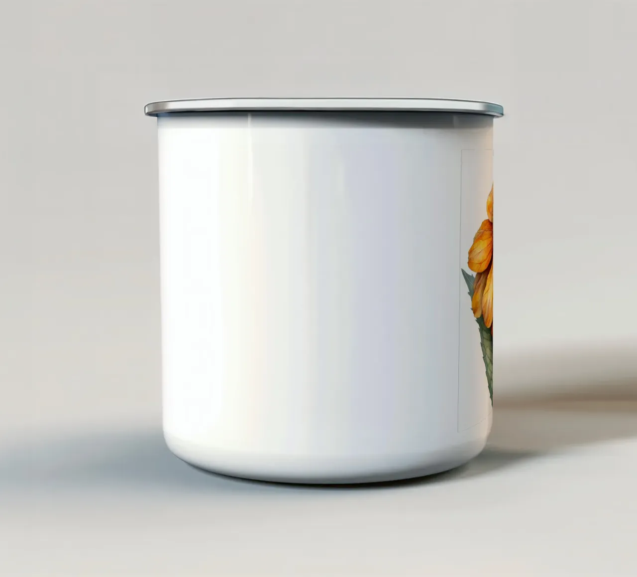 Fiore di Helenium 4 tazza in smalto da Bold Blooms