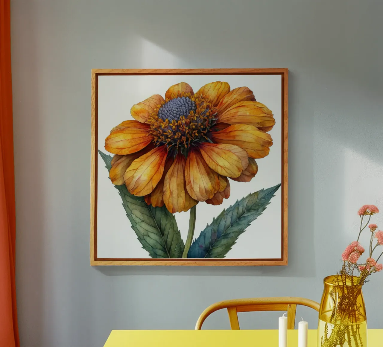Fiore di Helenium 4 plexiglass da Bold Blooms
