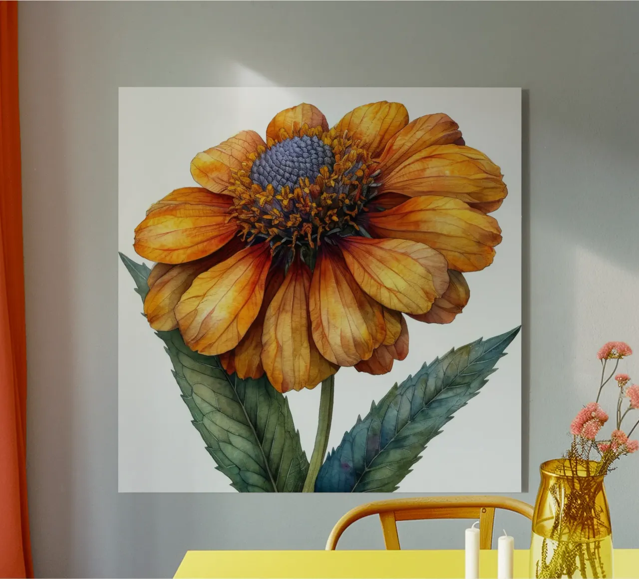 Fiore di Helenium 4 plexiglass da Bold Blooms