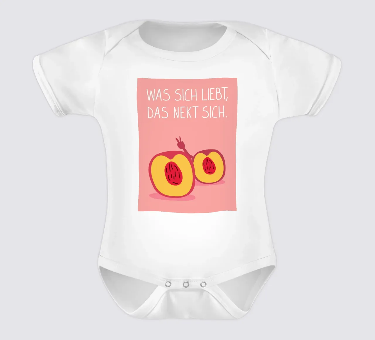 Was sich liebt, das nekt sich. body neonato maniche corte da Constanze Art Direction