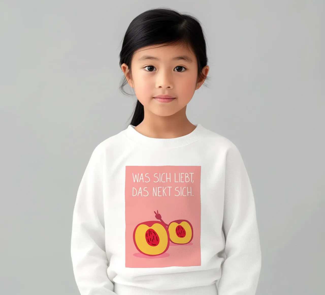 Was sich liebt, das nekt sich. felpa bambino da Constanze Art Direction