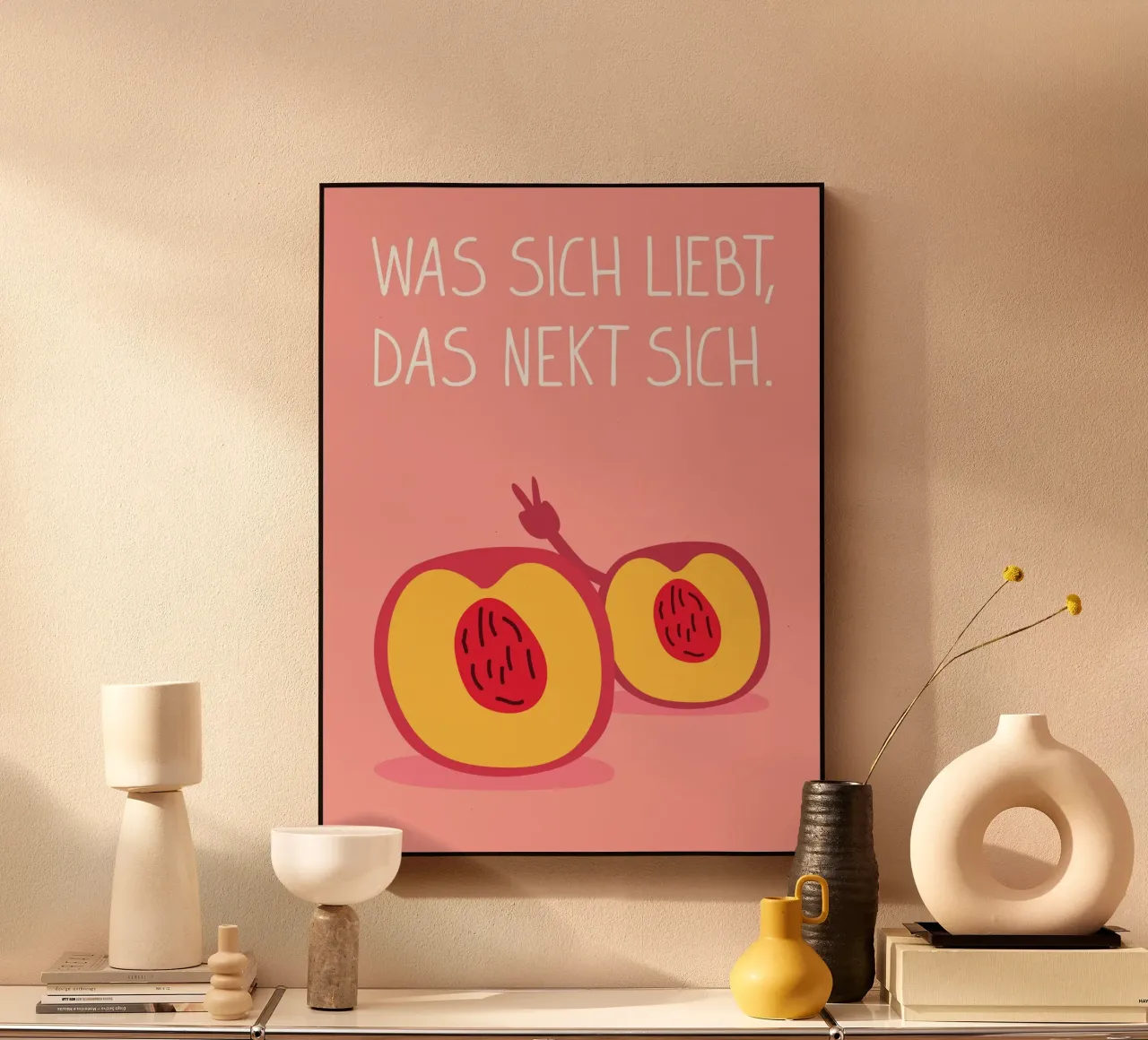 Was sich liebt, das nekt sich. alluminio dibond da Constanze Art Direction