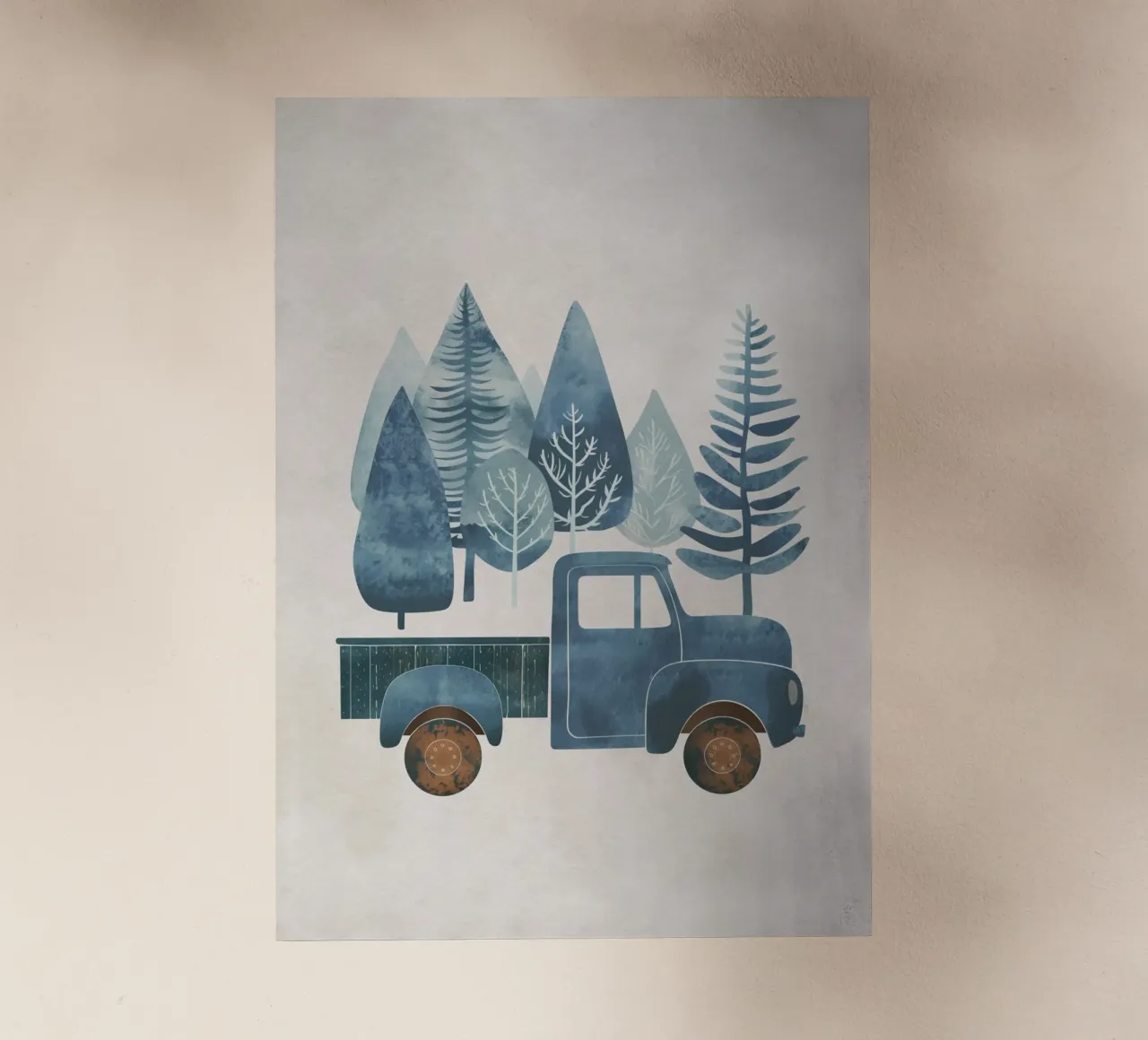 Boho Nursery 11 Truck pellicola backlit da Boho Print Collection