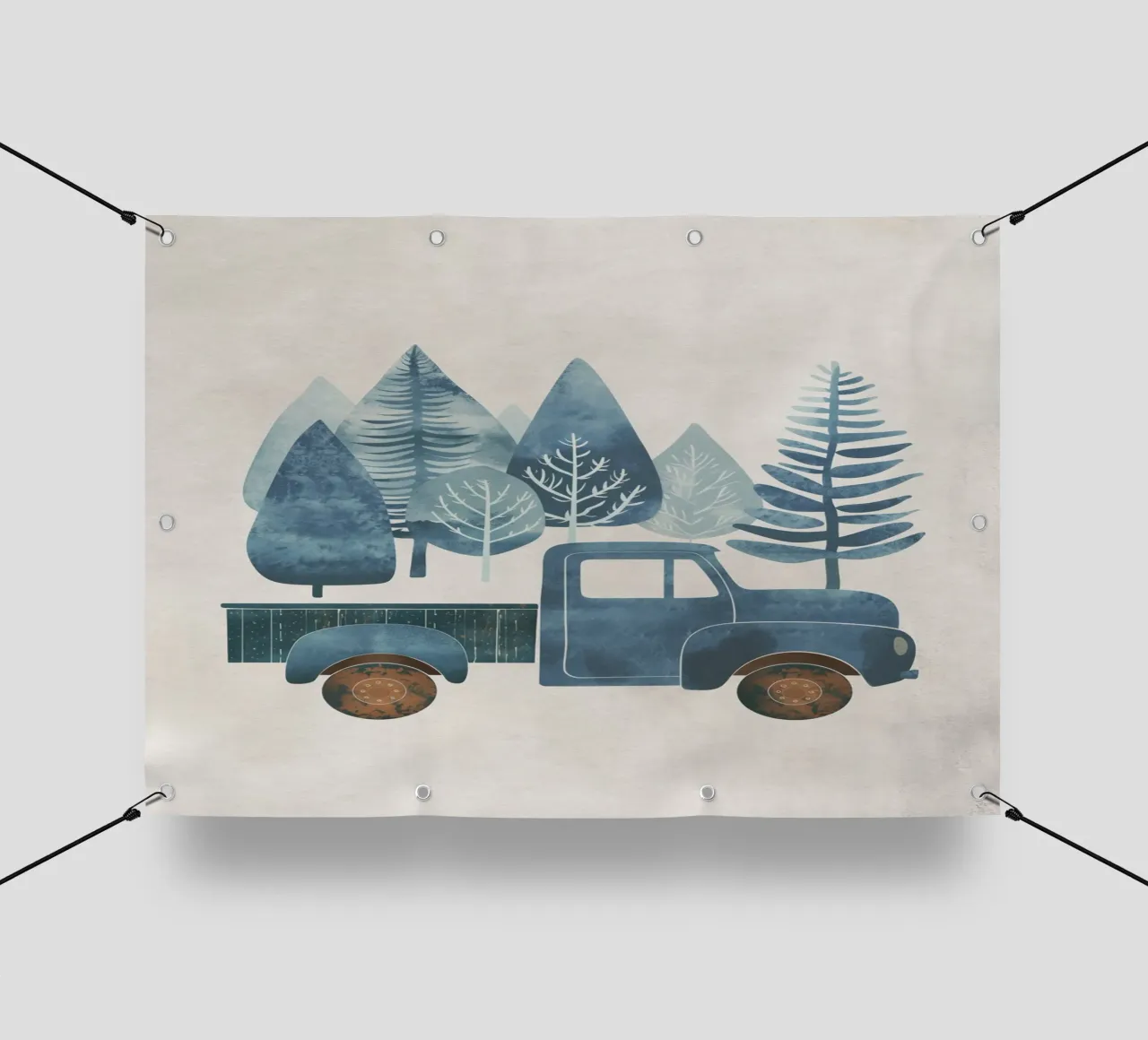 Boho Nursery 11 Truck telo in pvc da Boho Print Collection