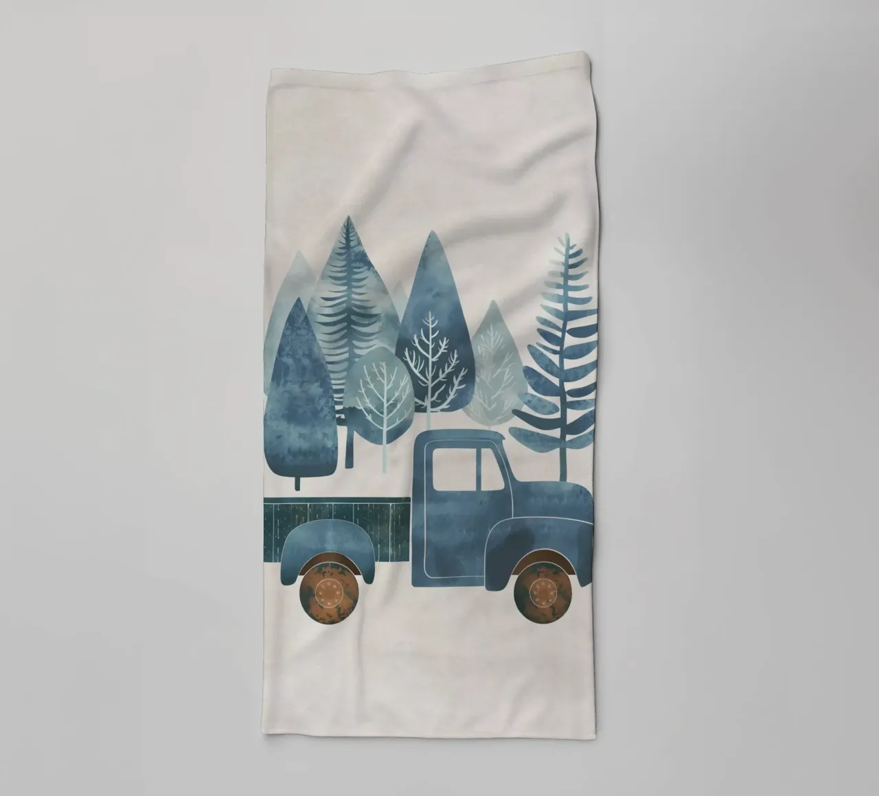 Boho Nursery 11 Truck asciugamano da bagno da Boho Print Collection