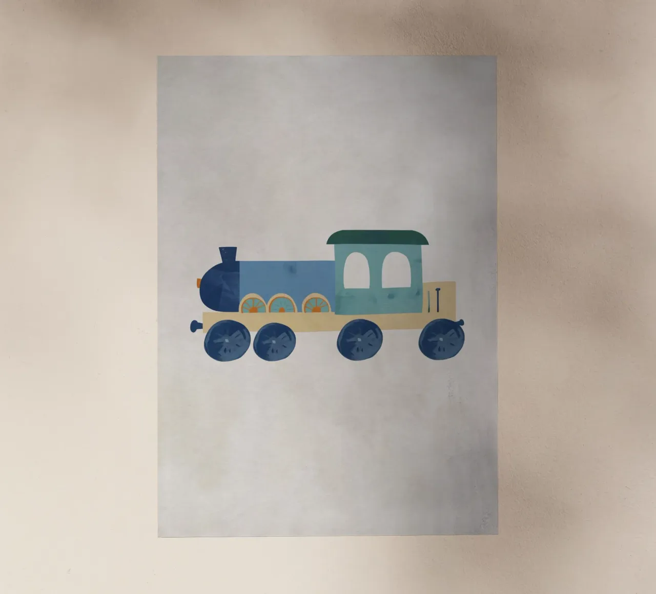 Boho Nursery 12 Locomotive pellicola backlit da Boho Print Collection