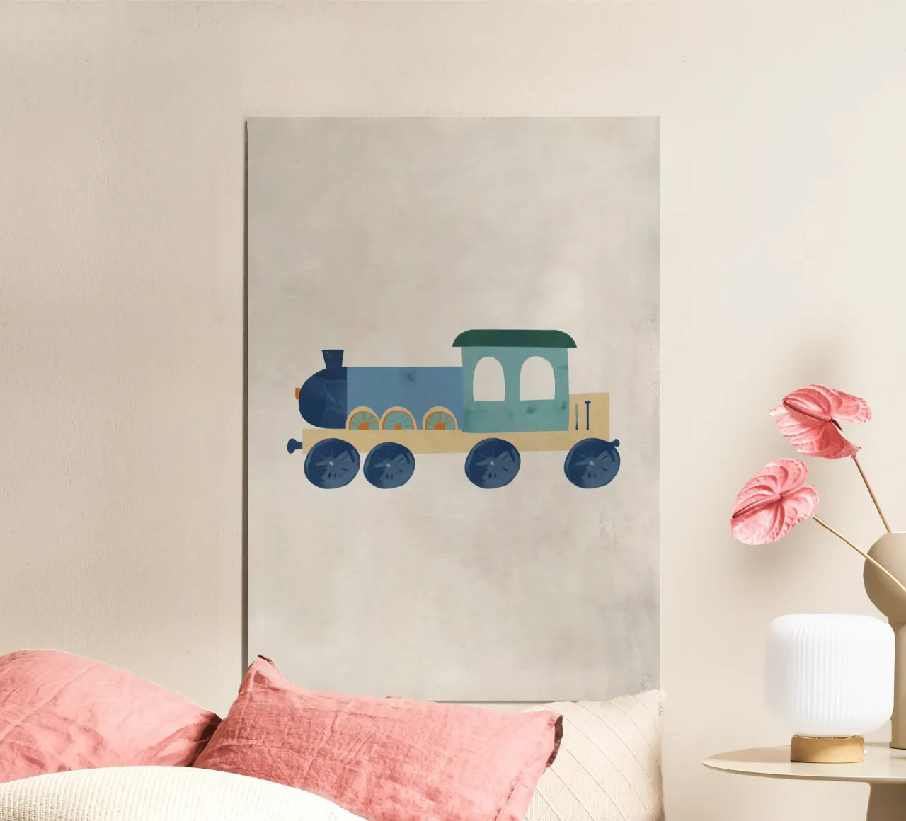 Boho Nursery 12 Locomotive carta hahnemühle da Boho Print Collection