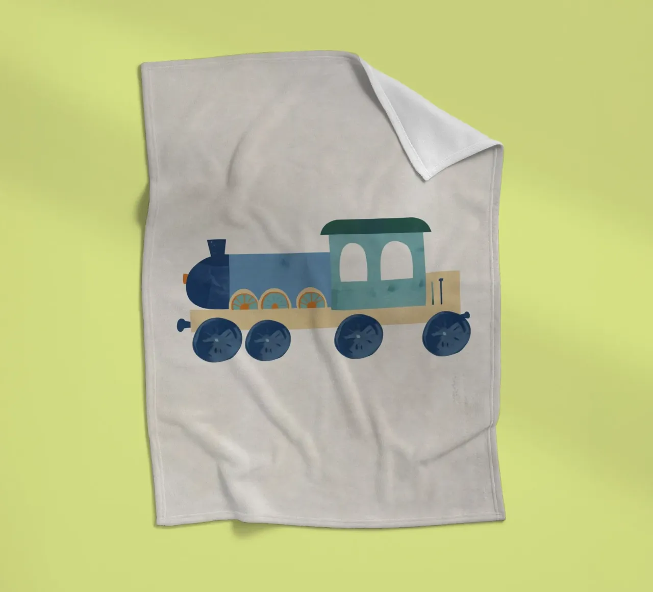 Boho Nursery 12 Locomotive coperta in pile da Boho Print Collection