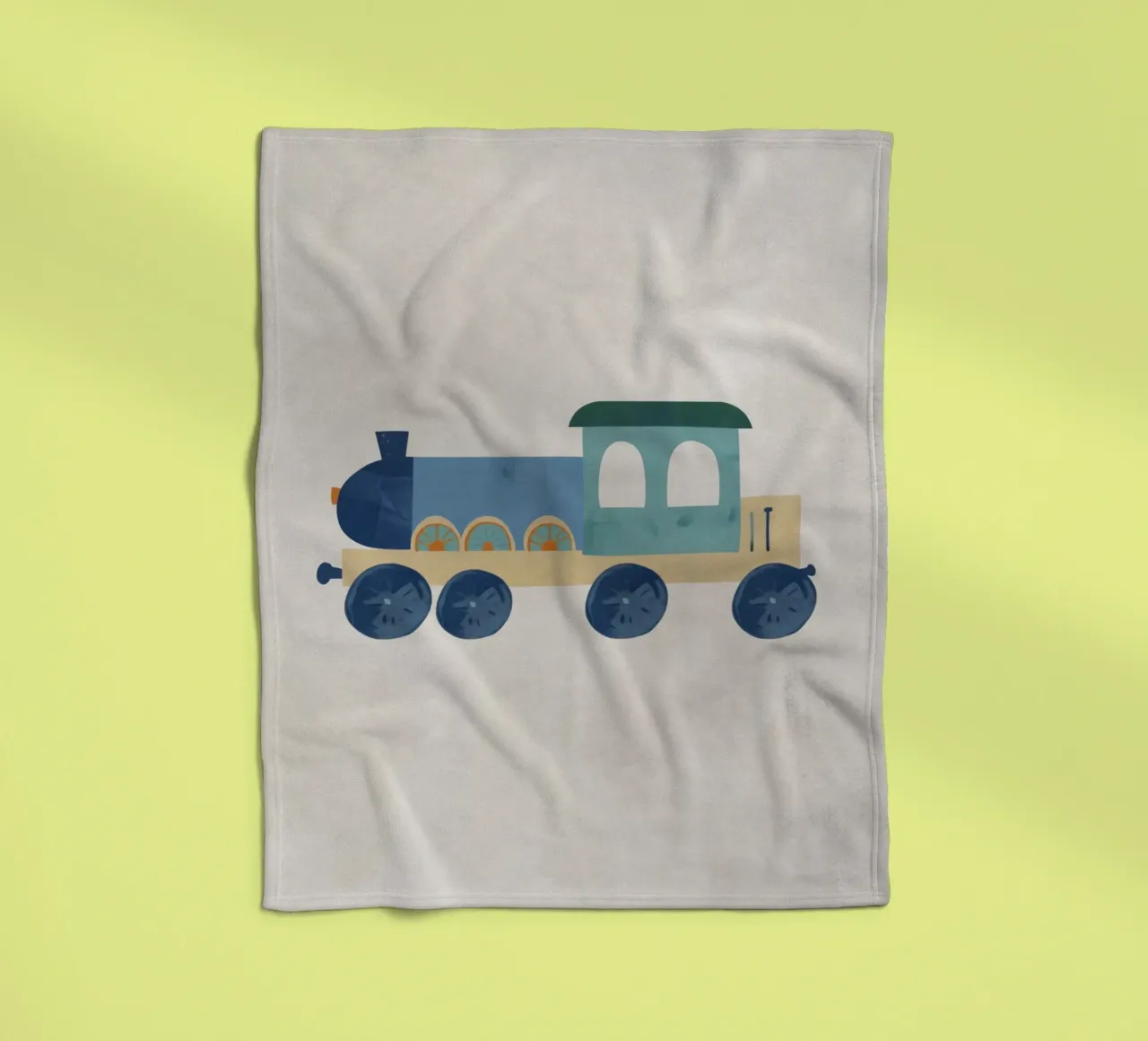 Boho Nursery 12 Locomotive coperta in pile da Boho Print Collection
