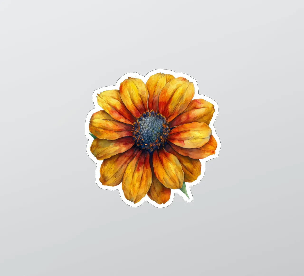 Fiore di Helenium 1 adesivo da Bold Blooms