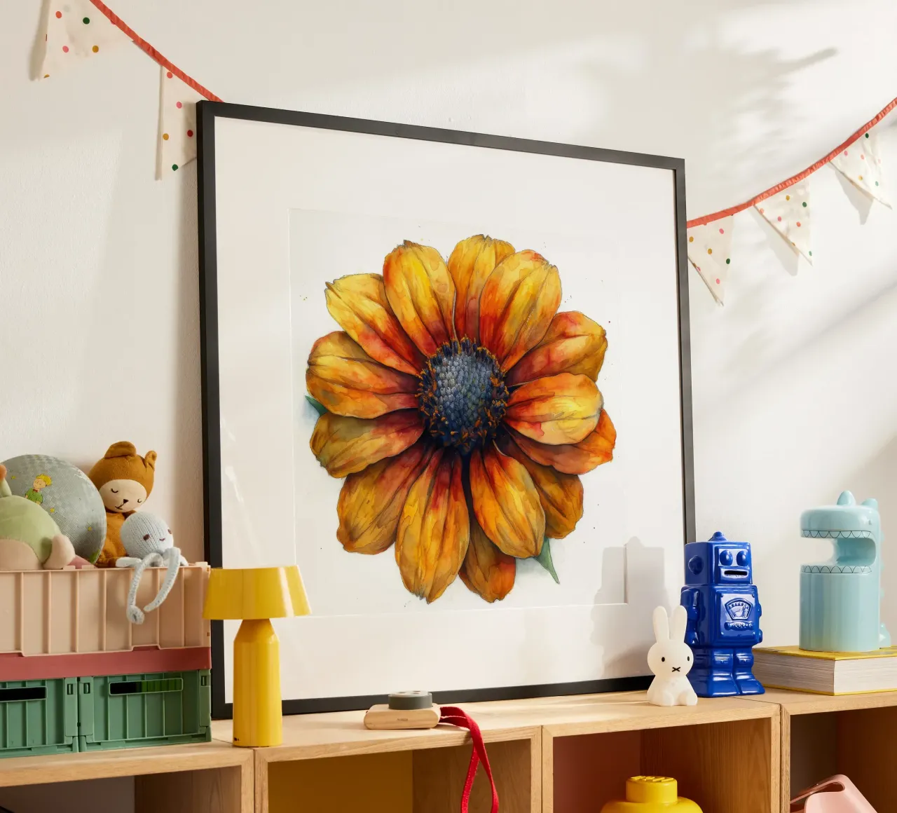 Fiore di Helenium 1 carta hahnemühle da Bold Blooms