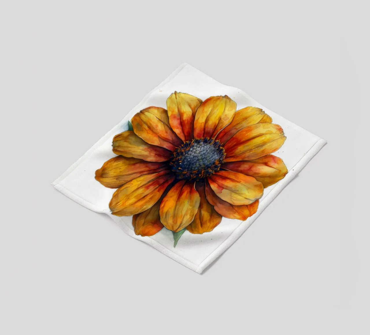 Fiore di Helenium 1 coperta in pile da Bold Blooms