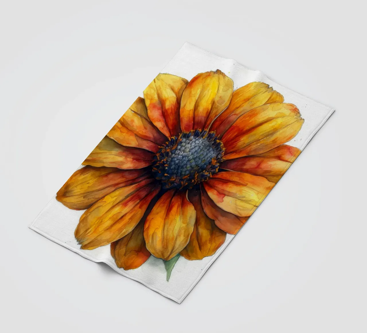 Fiore di Helenium 1 coperta in pile da Bold Blooms
