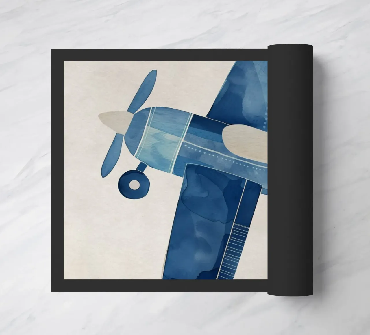 Boho Nursery 12 Plane felpudo de Boho Print Collection