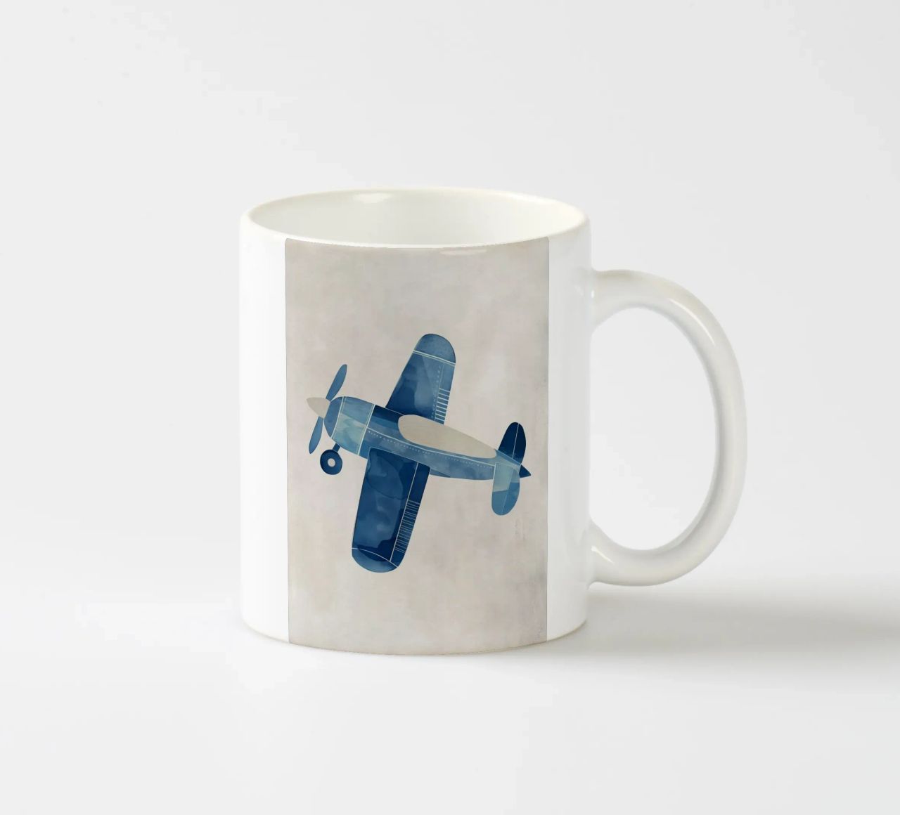 Boho Nursery 12 Plane tazza in ceramica da Boho Print Collection