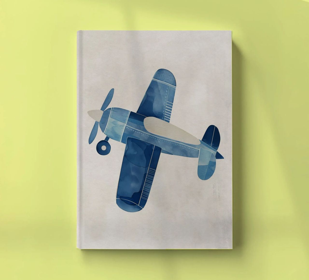 Boho Nursery 12 Plane notebook by Boho Print Collection