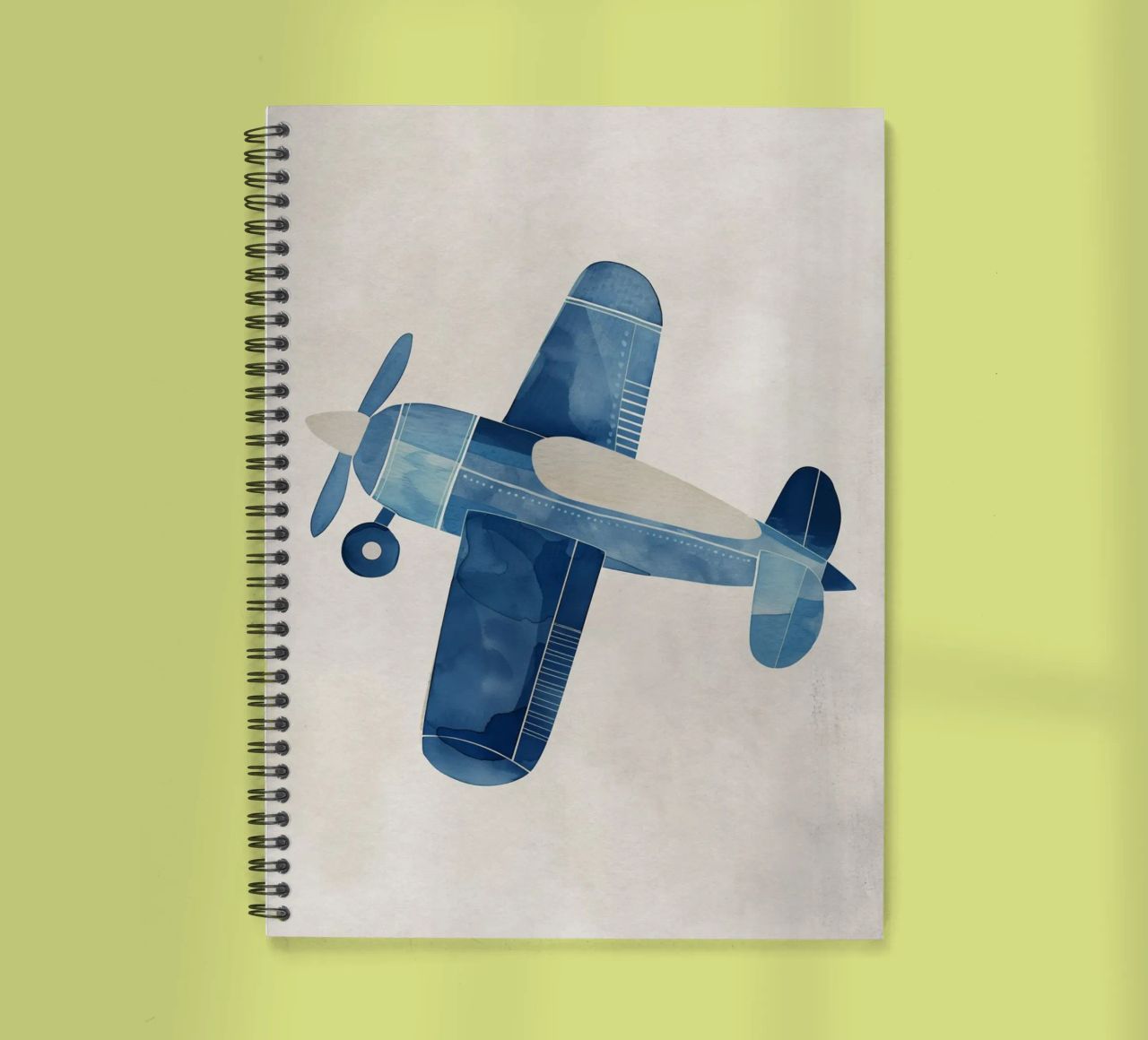 Boho Nursery 12 Plane spiral notebook by Boho Print Collection