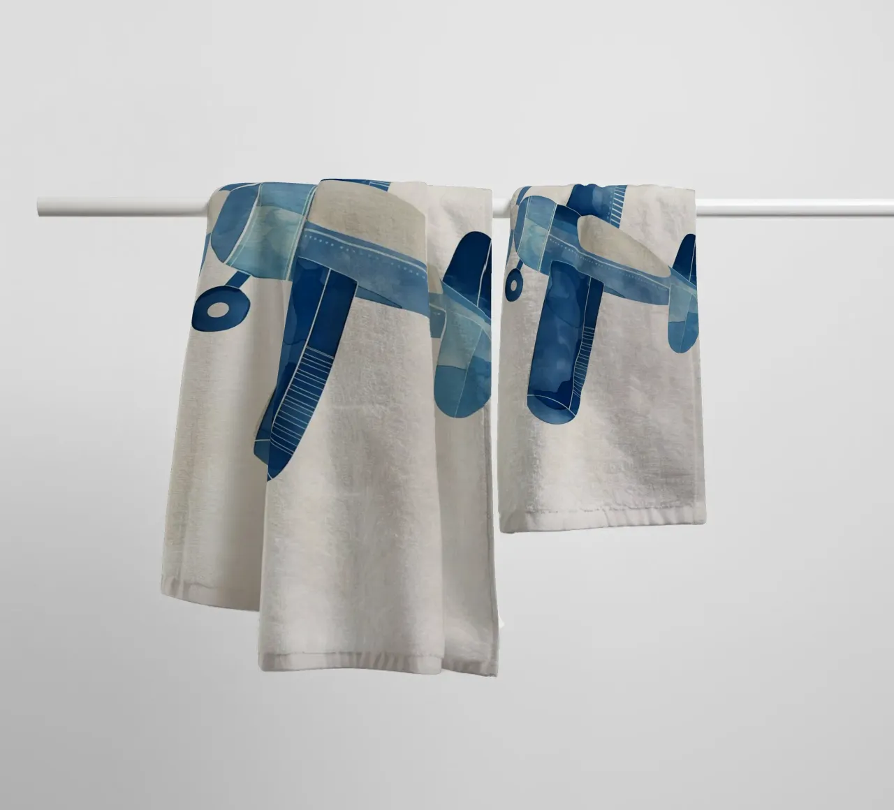 Boho Nursery 12 Plane Handtuch von Boho Print Collection