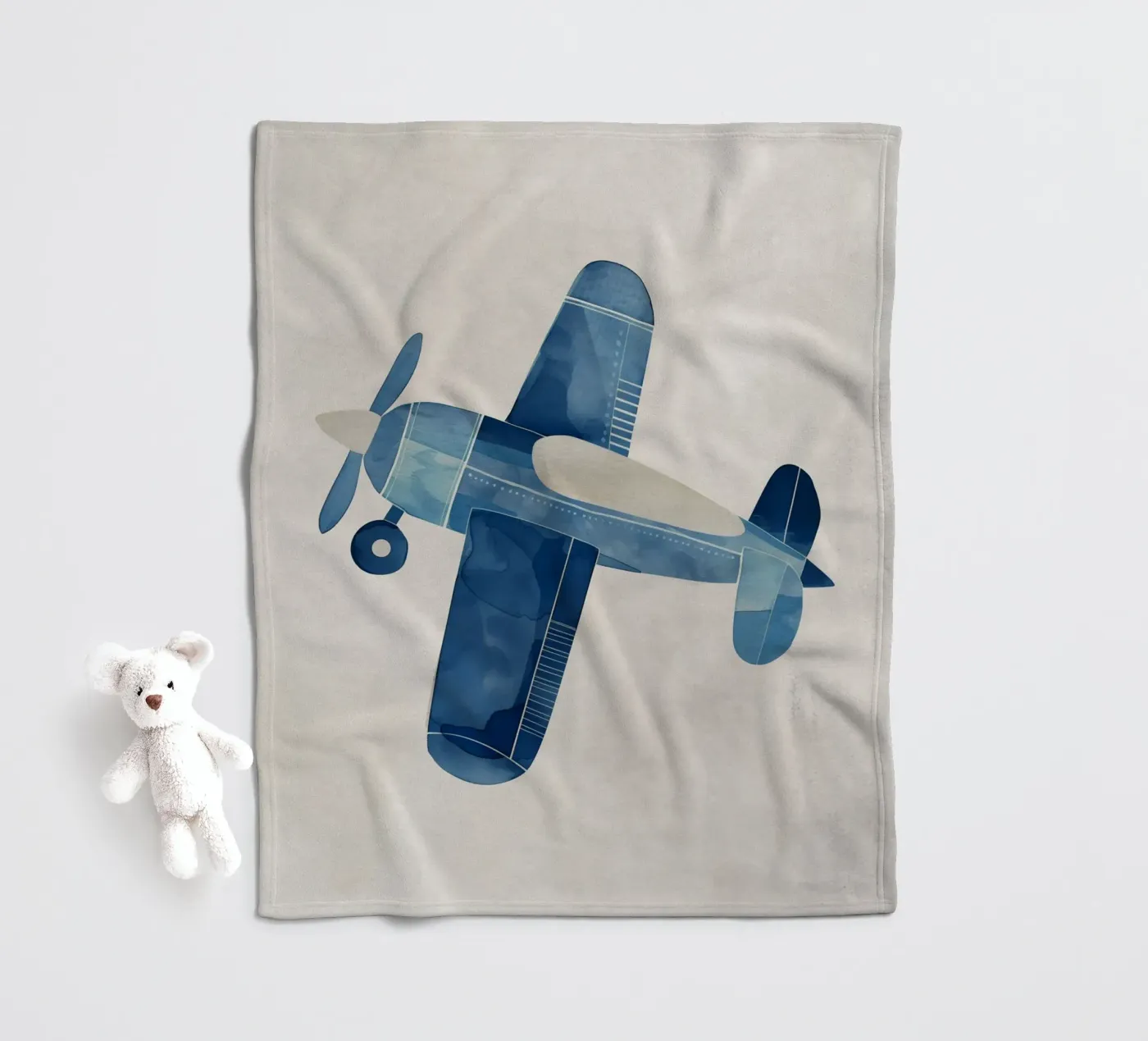 Boho Nursery 12 Plane Fleecedecke von Boho Print Collection