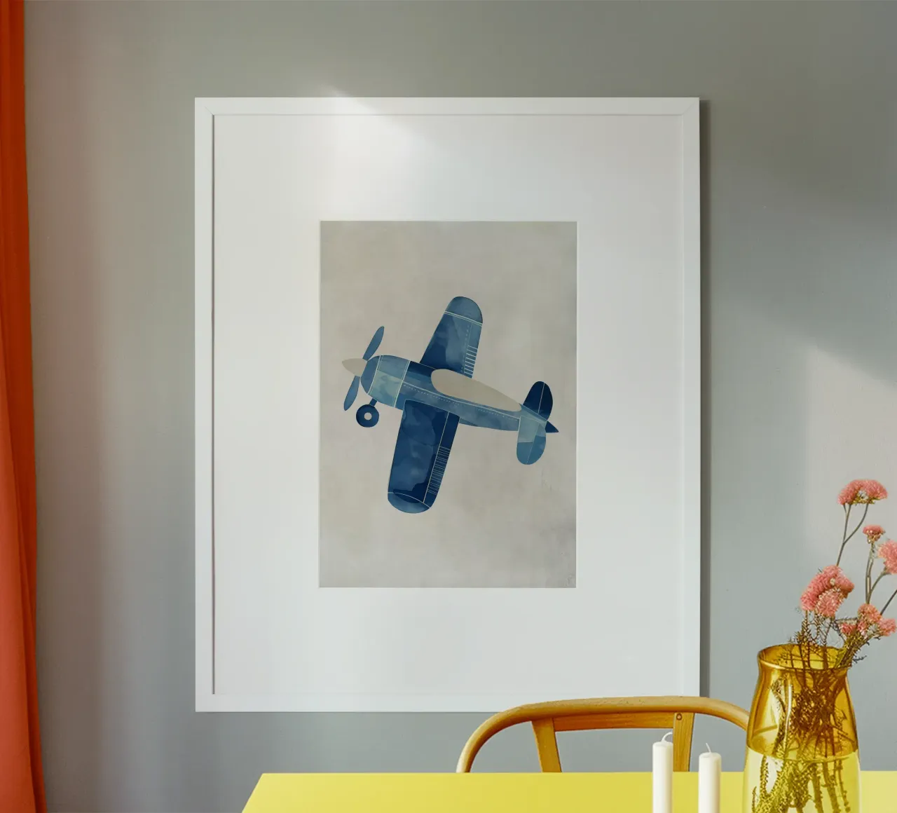 Boho Nursery 12 Plane poster da Boho Print Collection