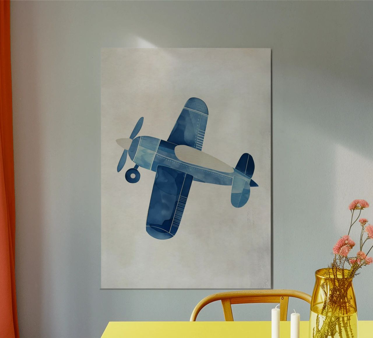 Boho Nursery 12 Plane poster by Boho Print Collection