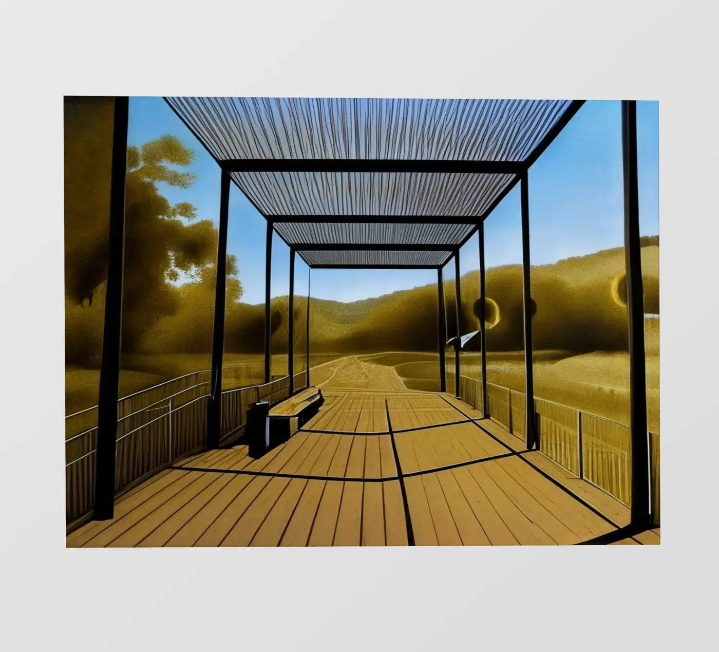 Park_Brilon_1 backlit folie van Impressionismus by LK