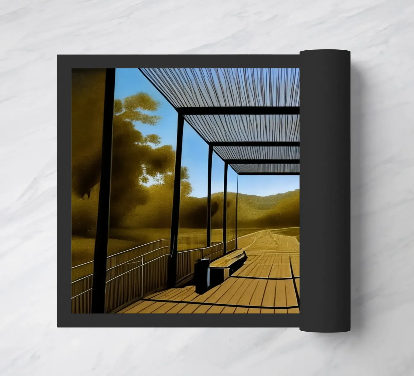 Park_Brilon_1 deurmat van Impressionismus by LK