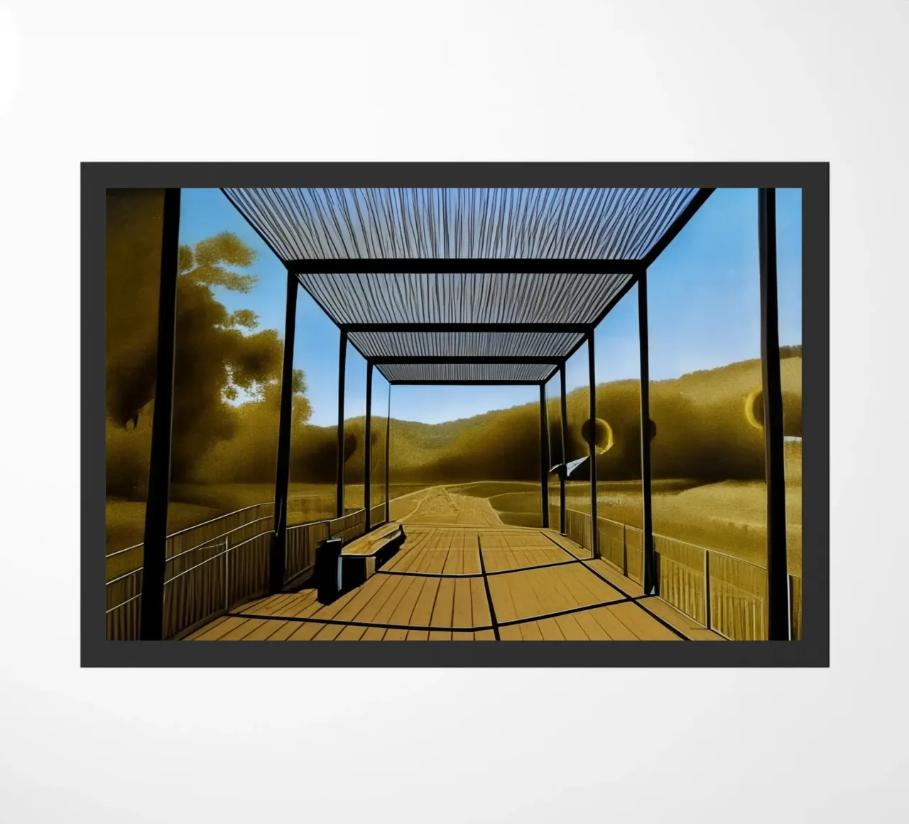 Park_Brilon_1 deurmat van Impressionismus by LK