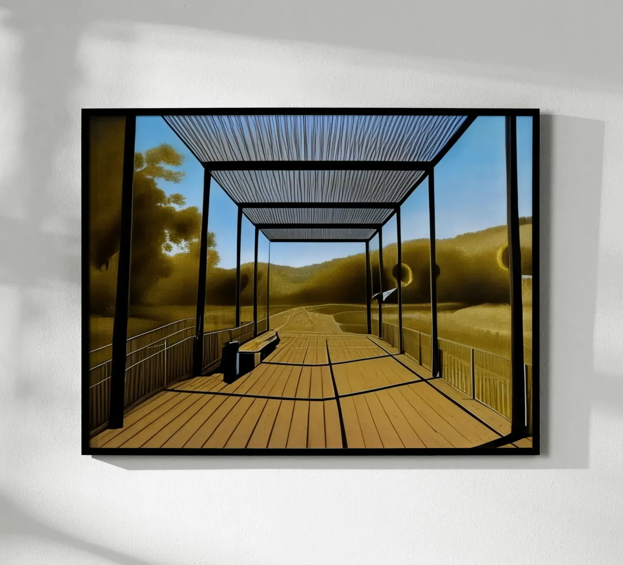 Park_Brilon_1 poster by Impressionismus by LK