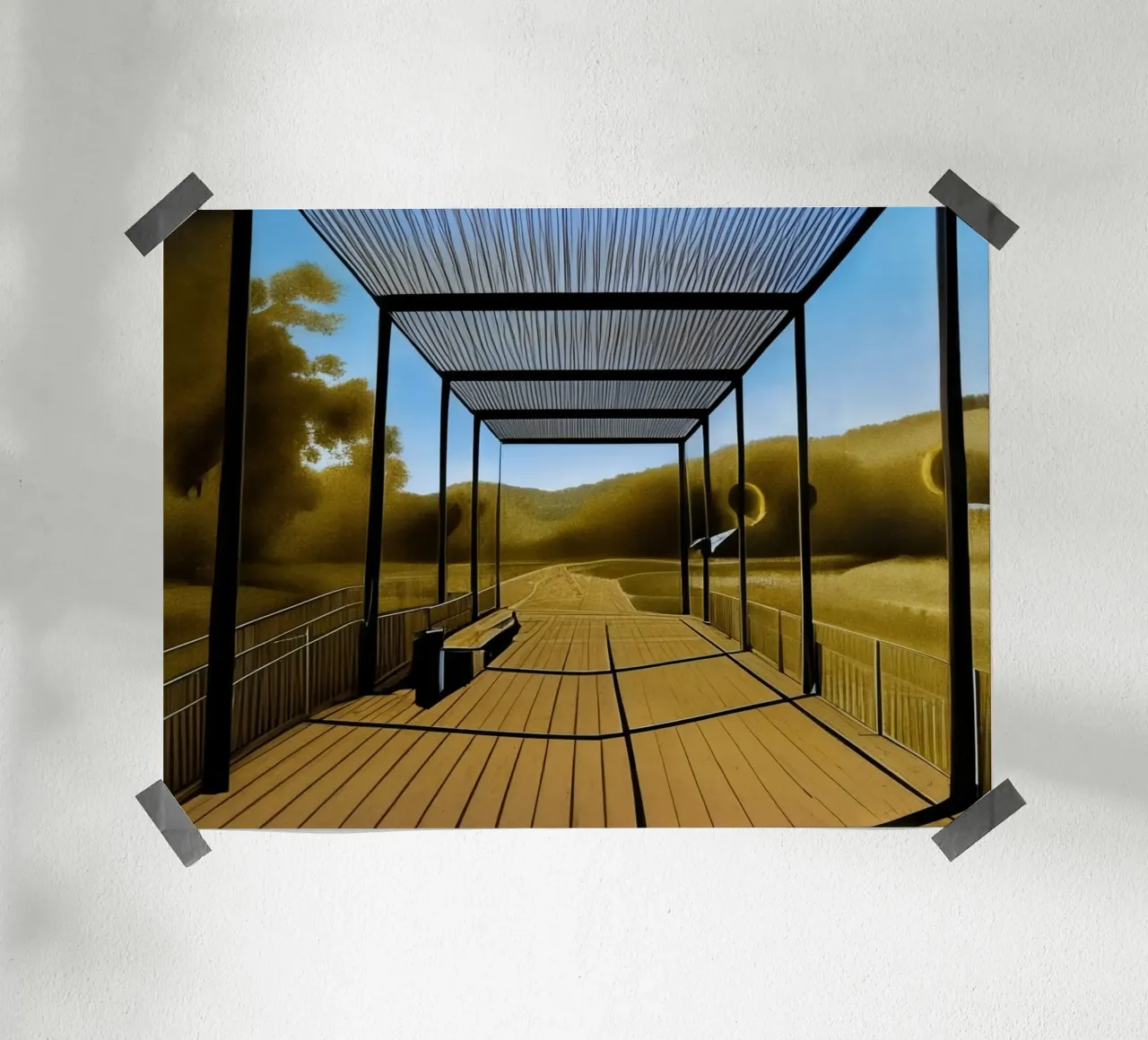 Park_Brilon_1 poster by Impressionismus by LK