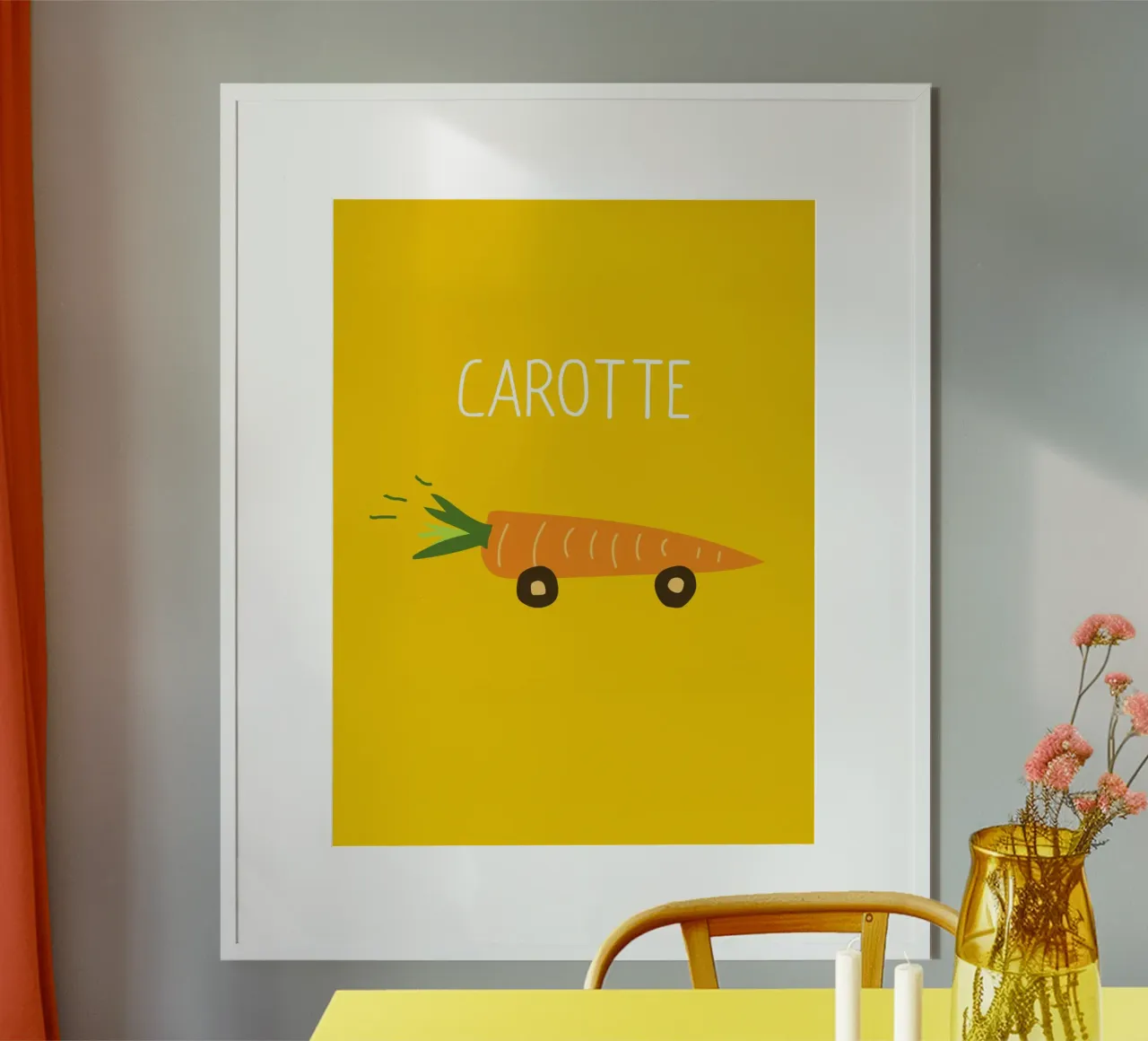 Carotte – die schnellste unter den Möhrchen poster da Constanze Art Direction