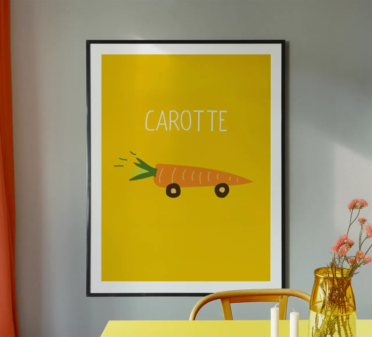 Carotte – die schnellste unter den Möhrchen poster da Constanze Art Direction