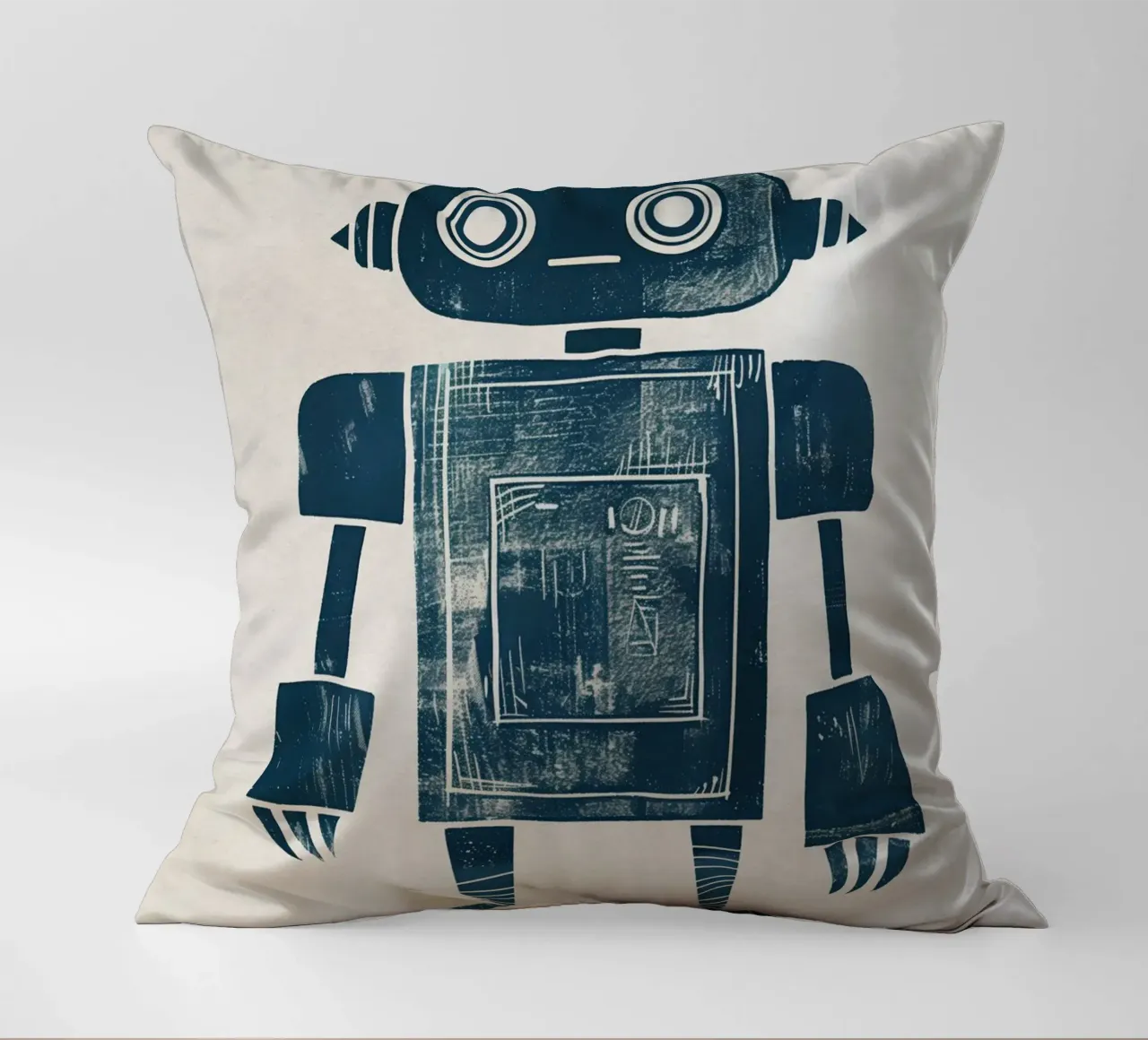 Boho Nursery 12 Robot cuscino da Boho Print Collection