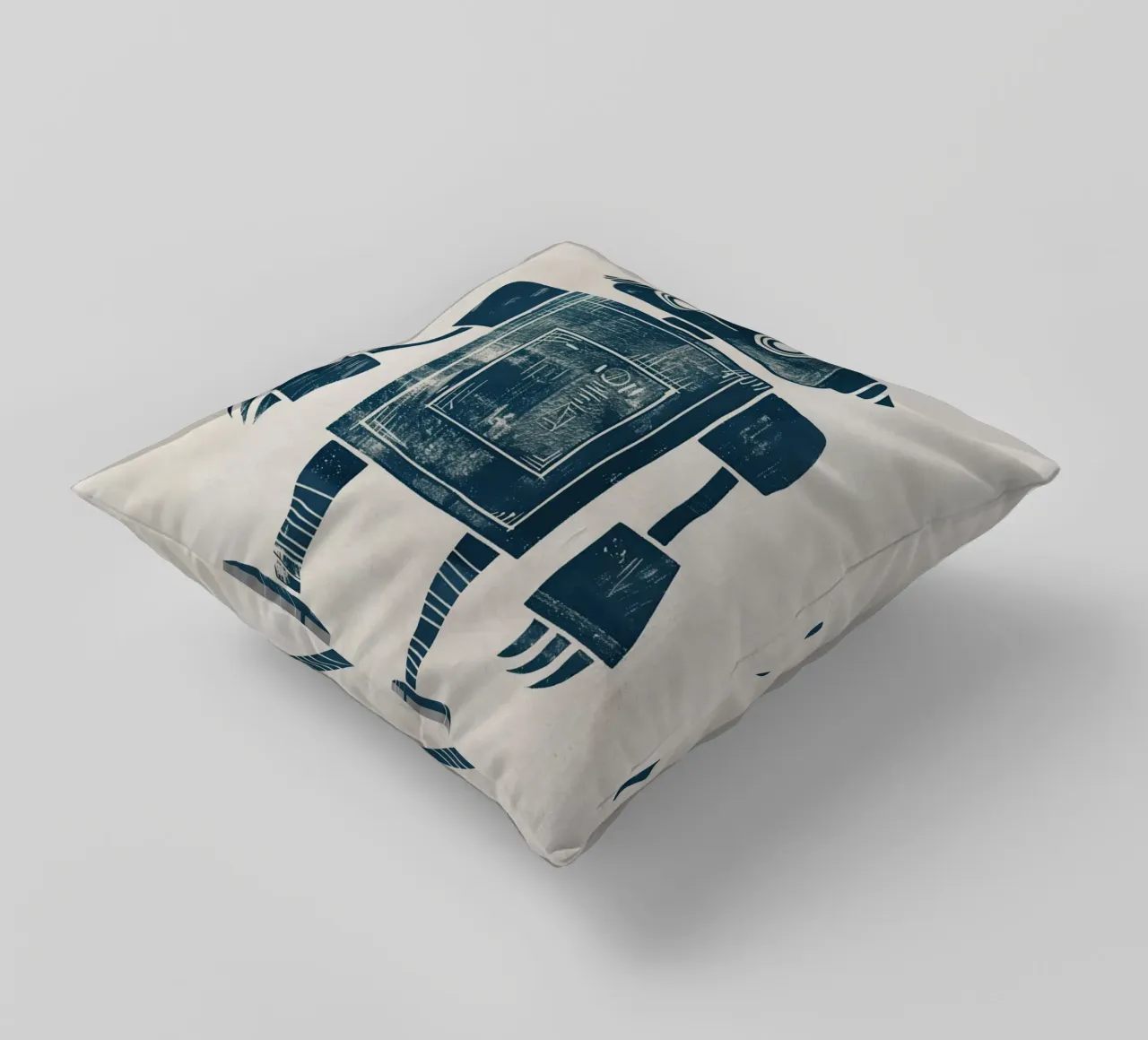 Boho Nursery 12 Robot cuscino da Boho Print Collection