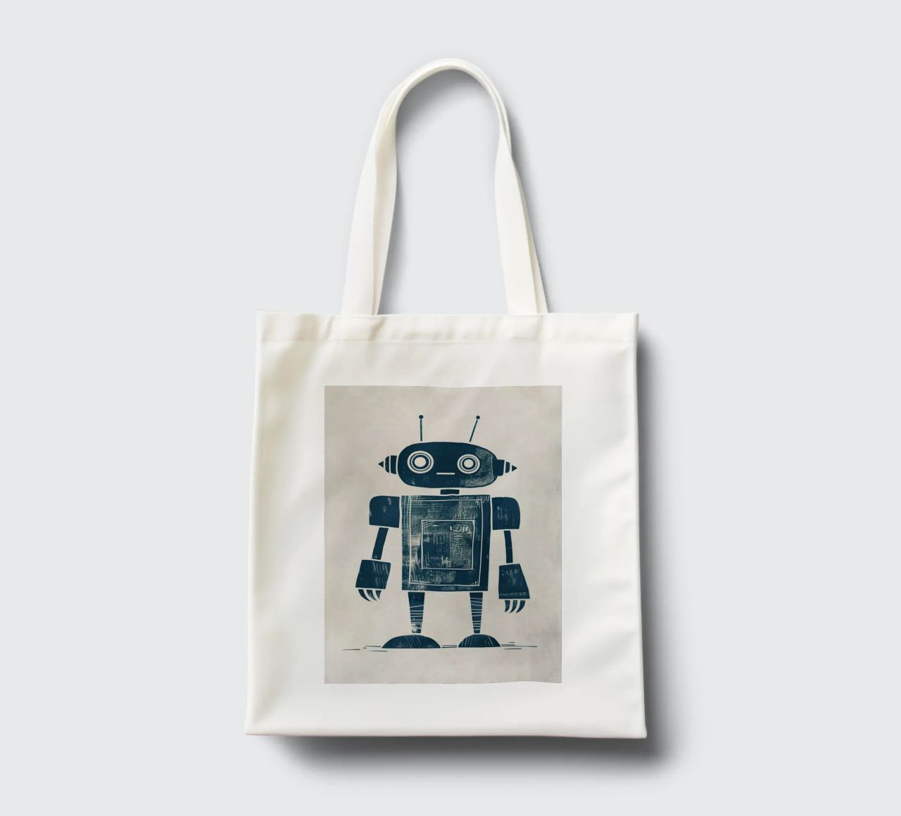 Boho Nursery 12 Robot borsa in juta da Boho Print Collection