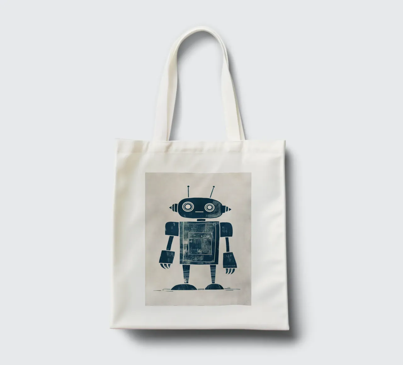 Boho Nursery 12 Robot borsa in juta da Boho Print Collection