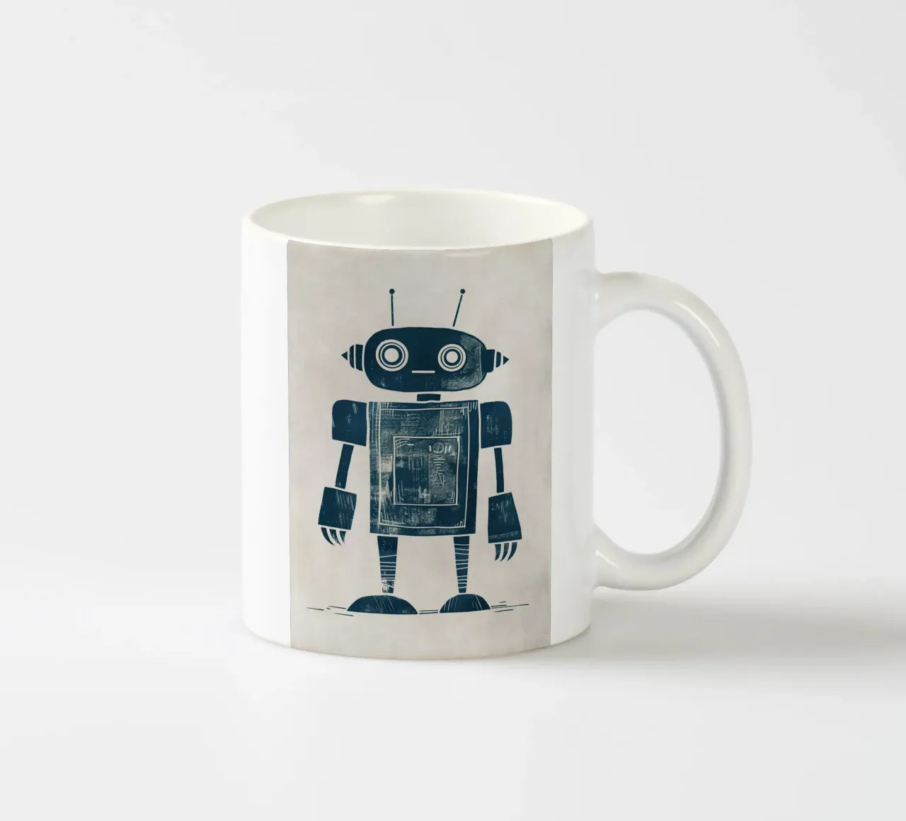 Boho Nursery 12 Robot taza de cerámica de Boho Print Collection