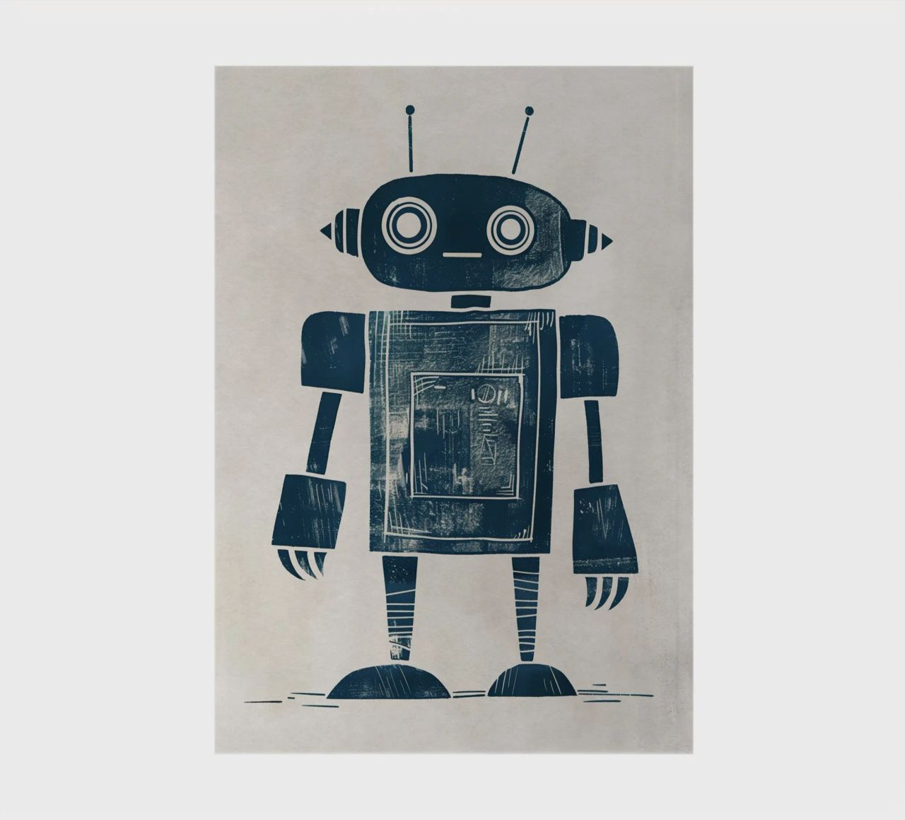 Boho Nursery 12 Robot diario da Boho Print Collection