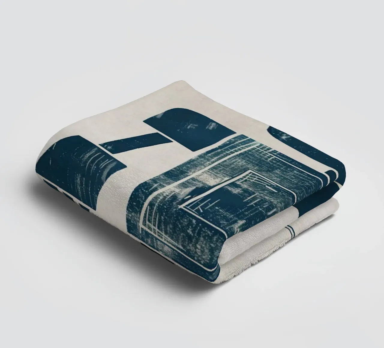 Boho Nursery 12 Robot towel by Boho Print Collection