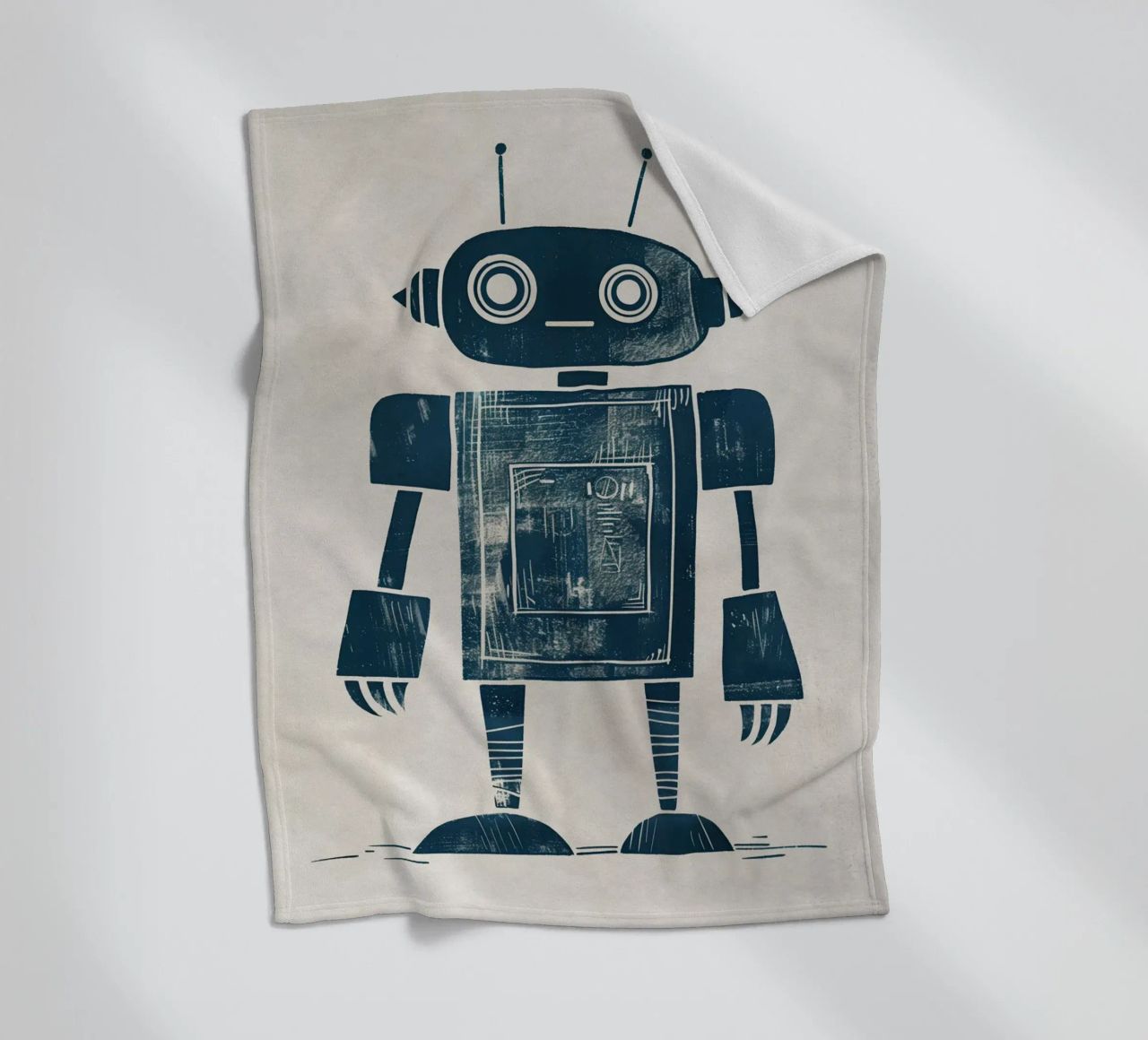Boho Nursery 12 Robot coperta in pile da Boho Print Collection